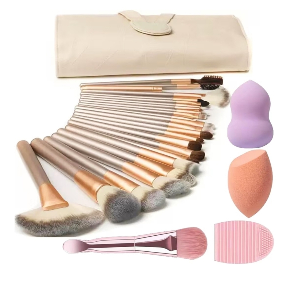 Makeup Brush Set, Traveling Set 28 PCS Set Pouch Incuded NEW